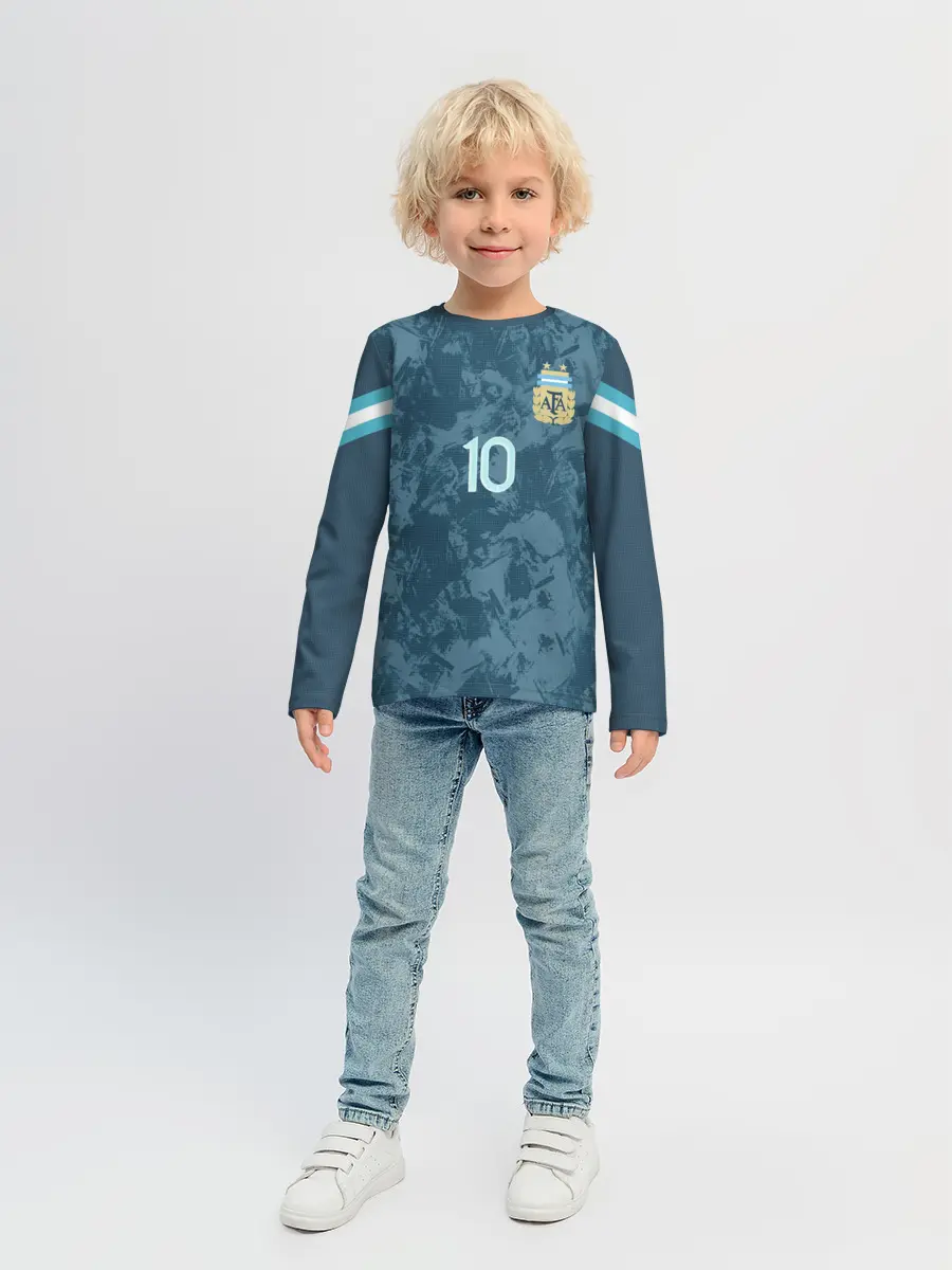 Детский лонгслив / Messi away Copa America 2020