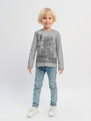 Детский лонгслив / Hazbin Hotel