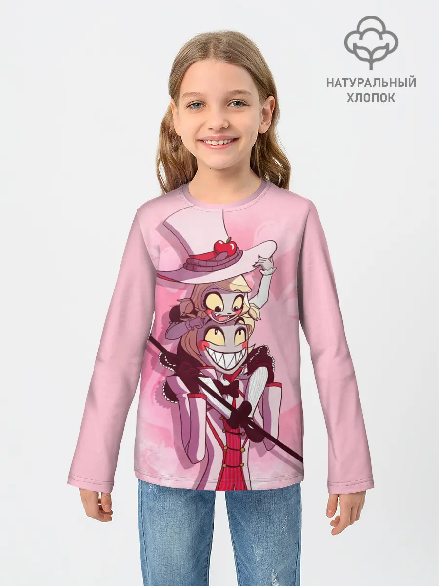 Детский лонгслив / Отель хазбин