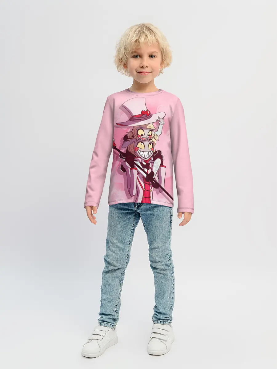 Детский лонгслив / Отель хазбин