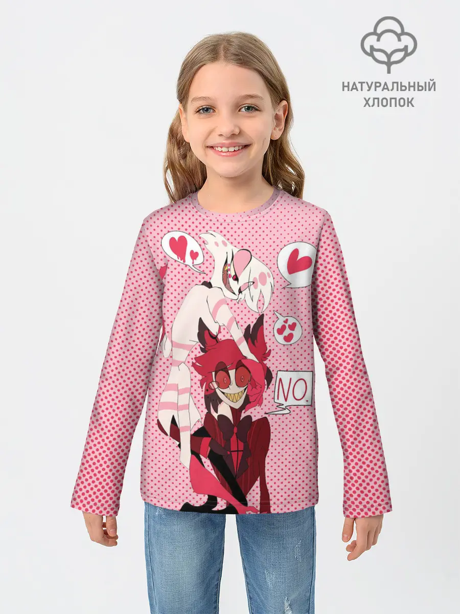 Детский лонгслив / Hazbin Hotel