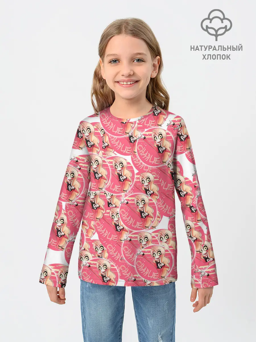 Детский лонгслив / Отель хазбин