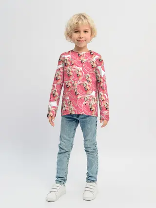 Детский лонгслив / Отель хазбин