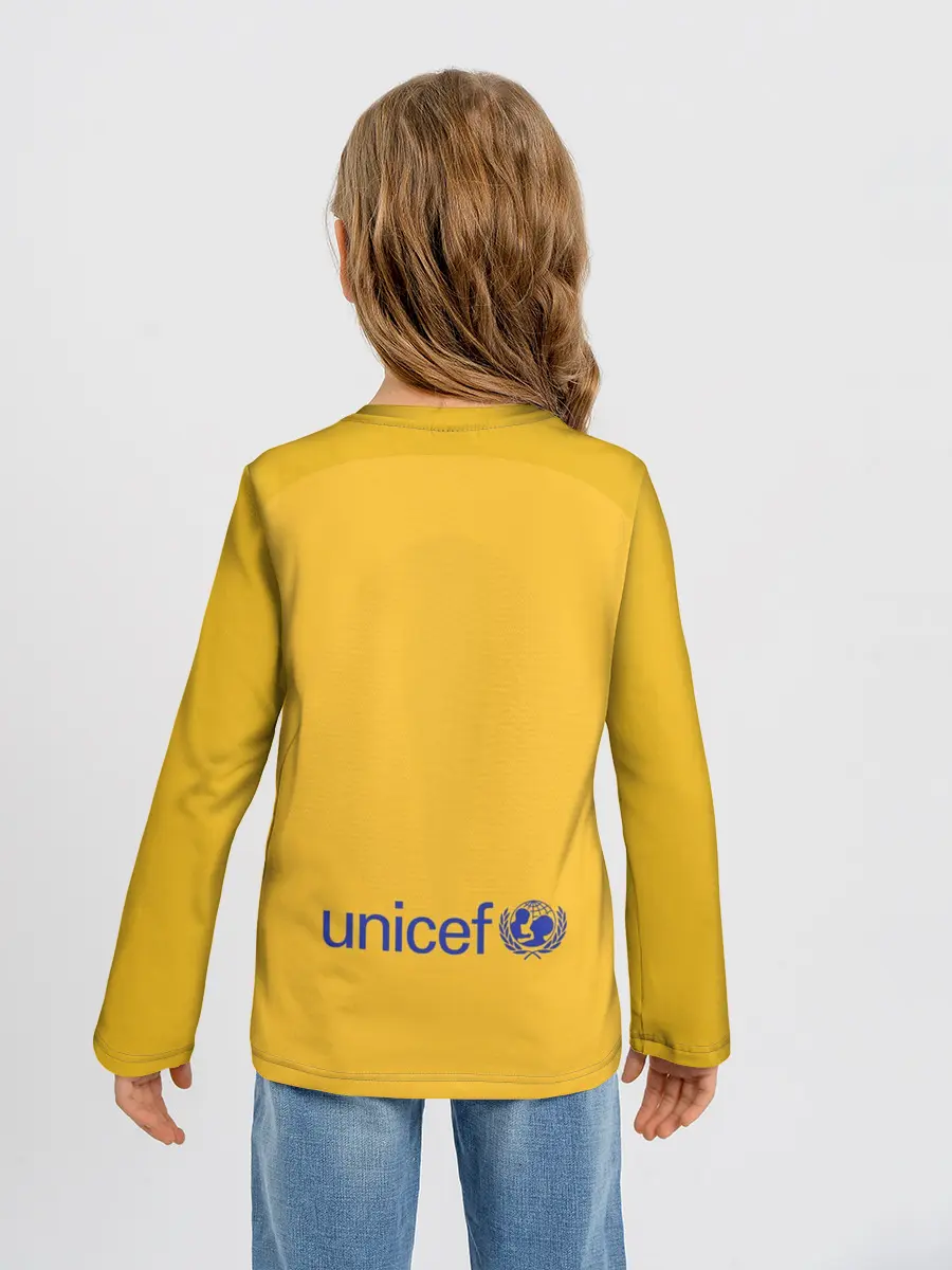 Детский лонгслив / Barcelona 4-th kit 19-20