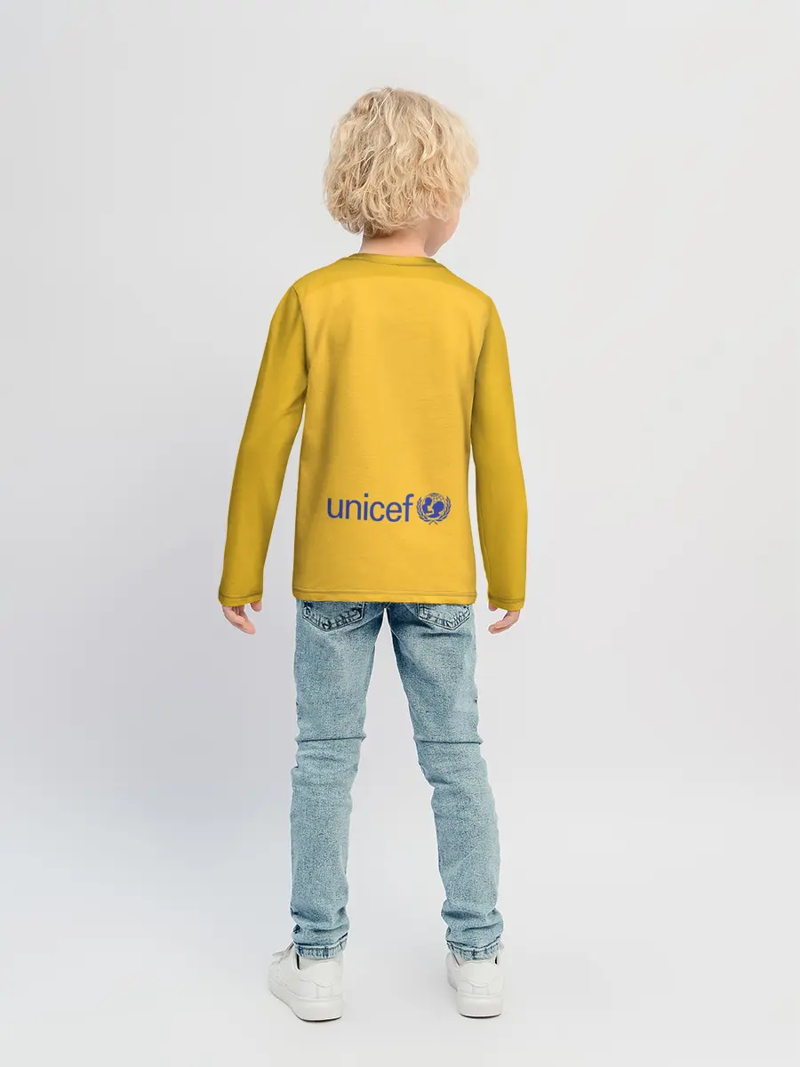 Детский лонгслив / Barcelona 4-th kit 19-20