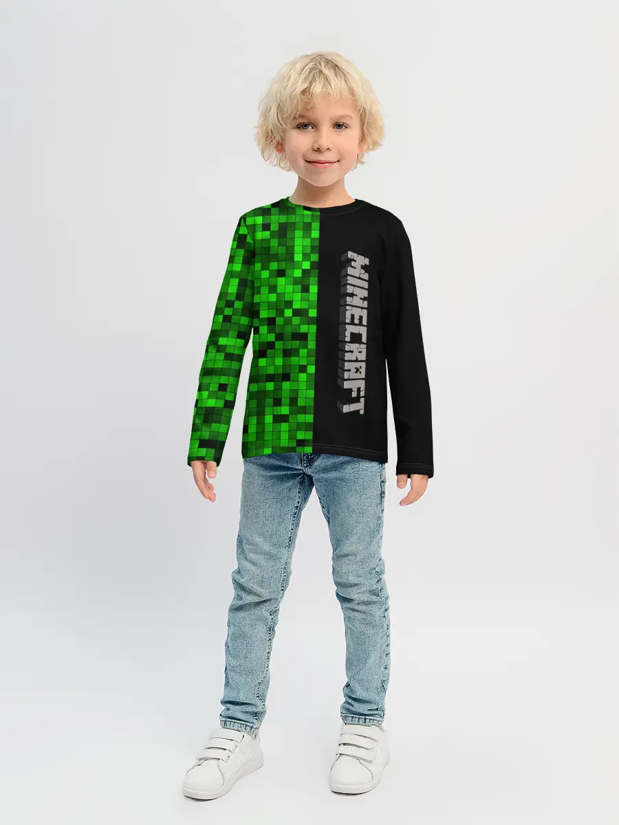 Детский лонгслив / MINECRAFT