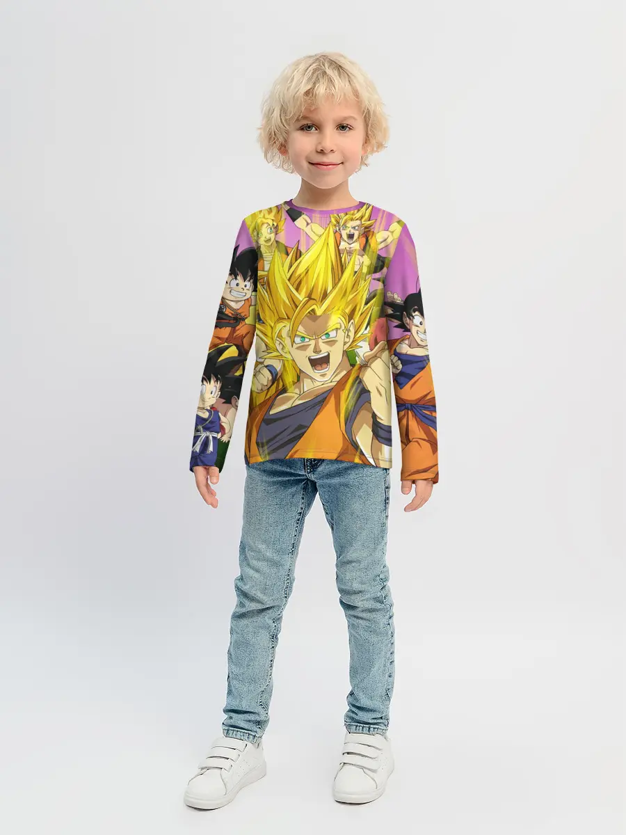 Детский лонгслив / Все герои Драгонболл