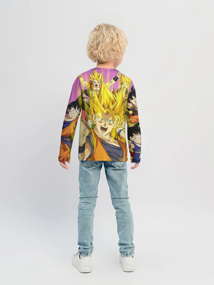 Детский лонгслив / Все герои Драгонболл