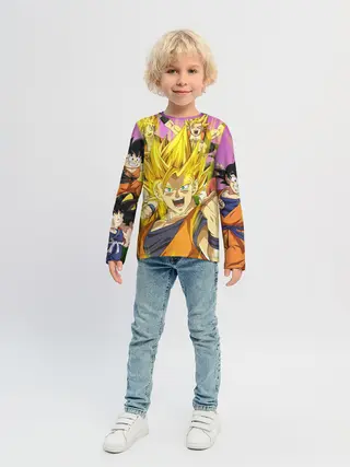 Детский лонгслив / Все герои Драгонболл