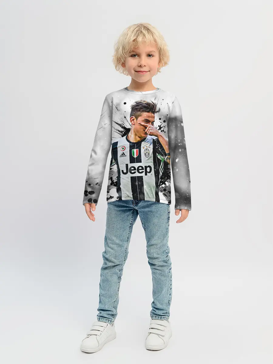 Детский лонгслив / Пауло Дибала