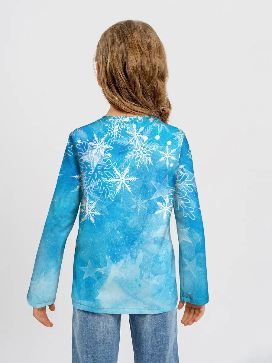 Детский лонгслив / Новогодний Sherlock