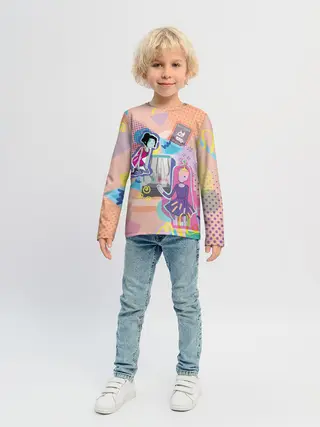 Детский лонгслив / Принцесса Бубльгум и Марселин