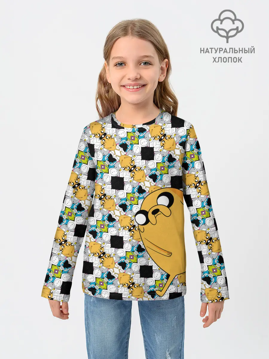 Детский лонгслив / Jake Adventure Time