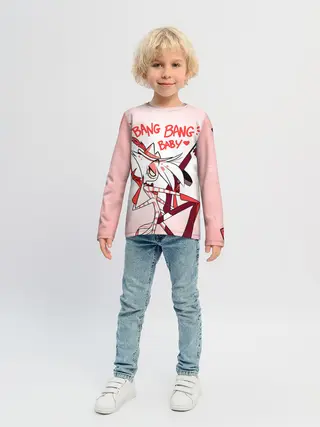 Детский лонгслив / ОТЕЛЬ ХАЗБИН ЭНДЖЕЛ ДАСТ