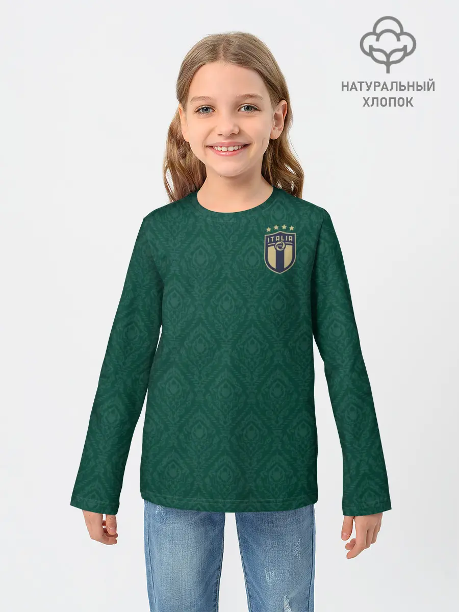 Детский лонгслив / Italy home EURO 2020