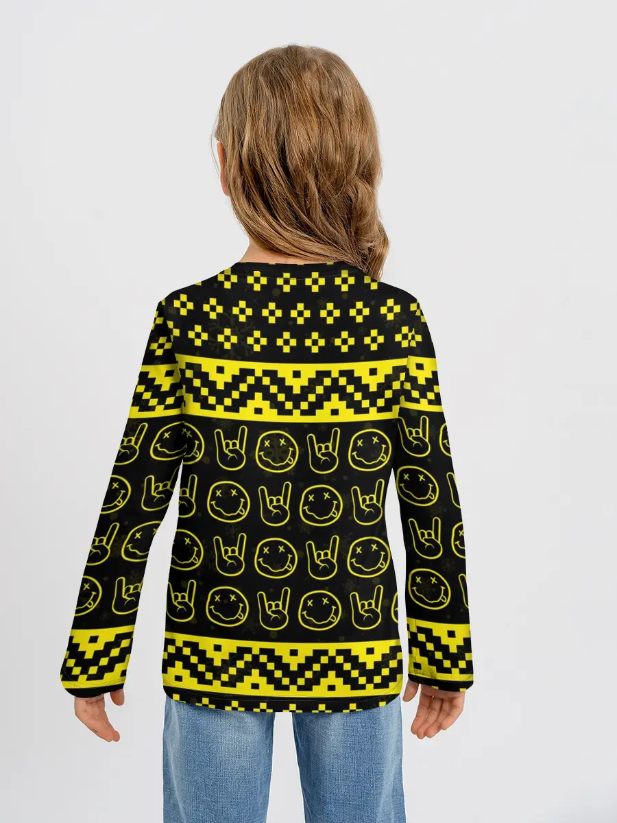 Детский лонгслив / НОВОГОДНЯЯ NIRVANA