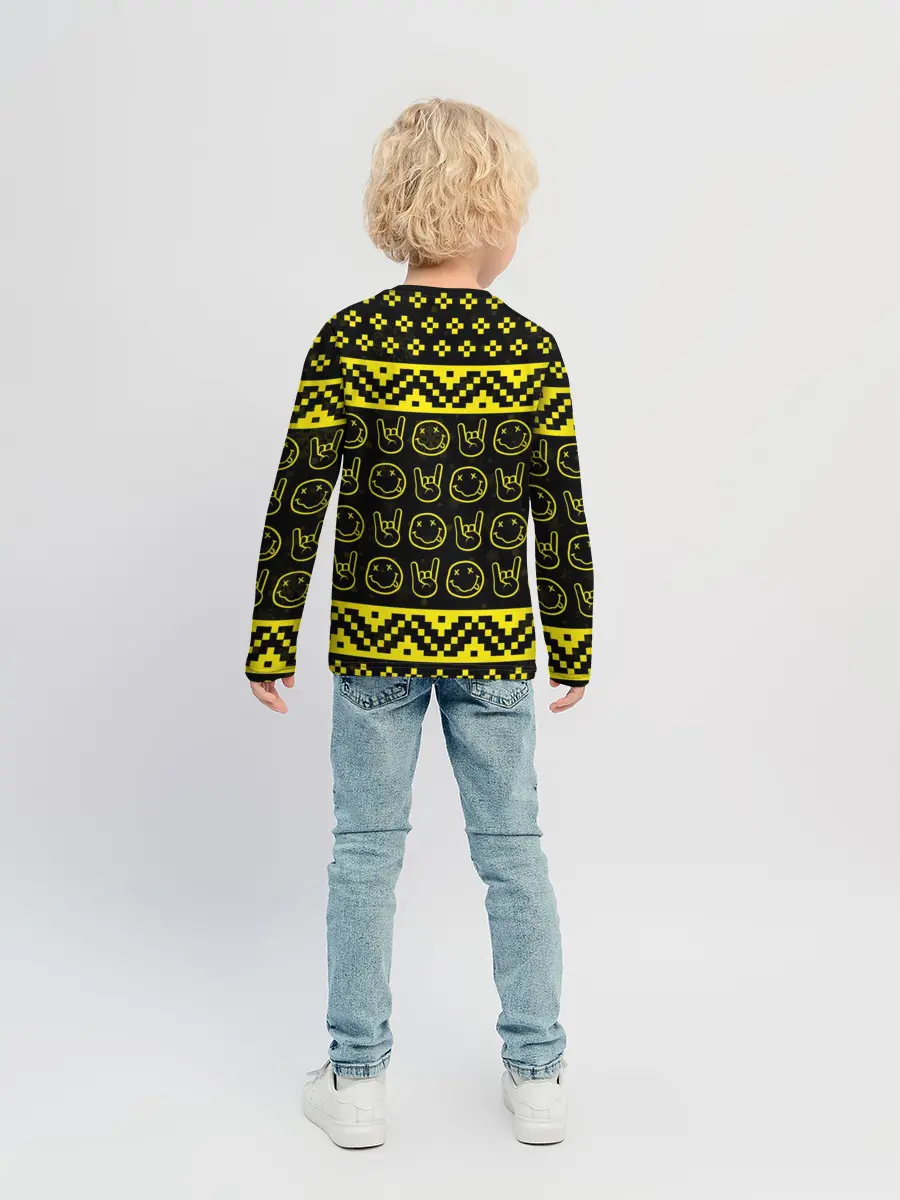 Детский лонгслив / НОВОГОДНЯЯ NIRVANA