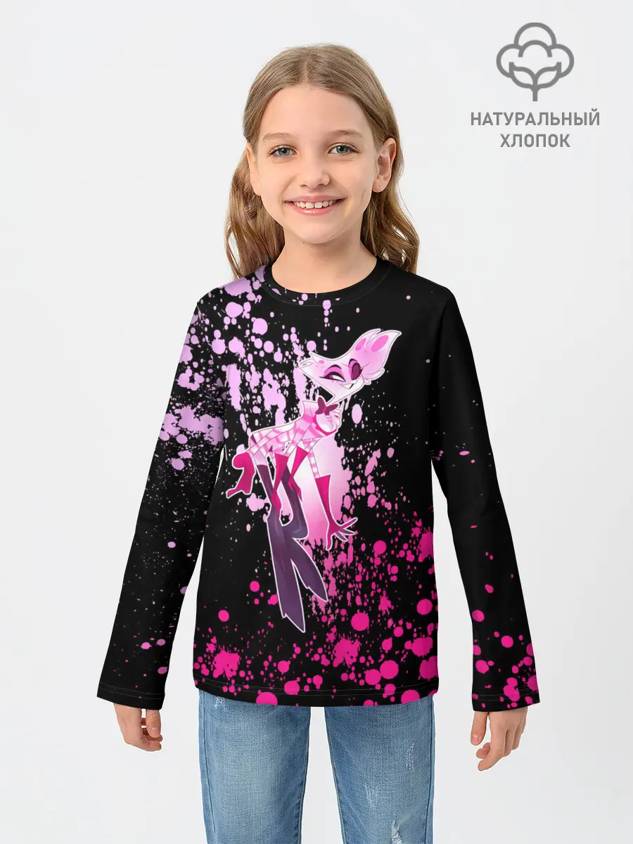 Детский лонгслив / Hazbin Hotel