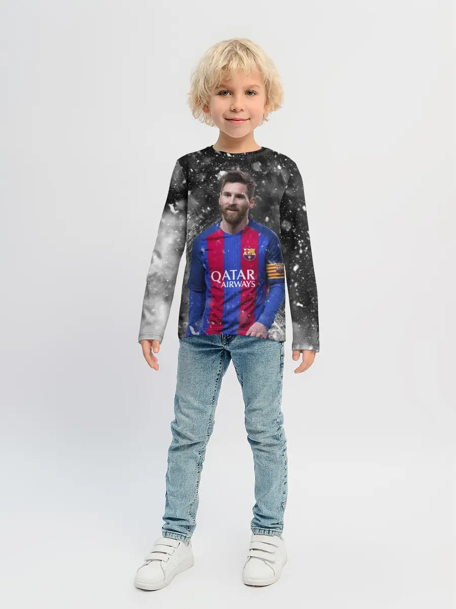 Детский лонгслив / Лео Месси