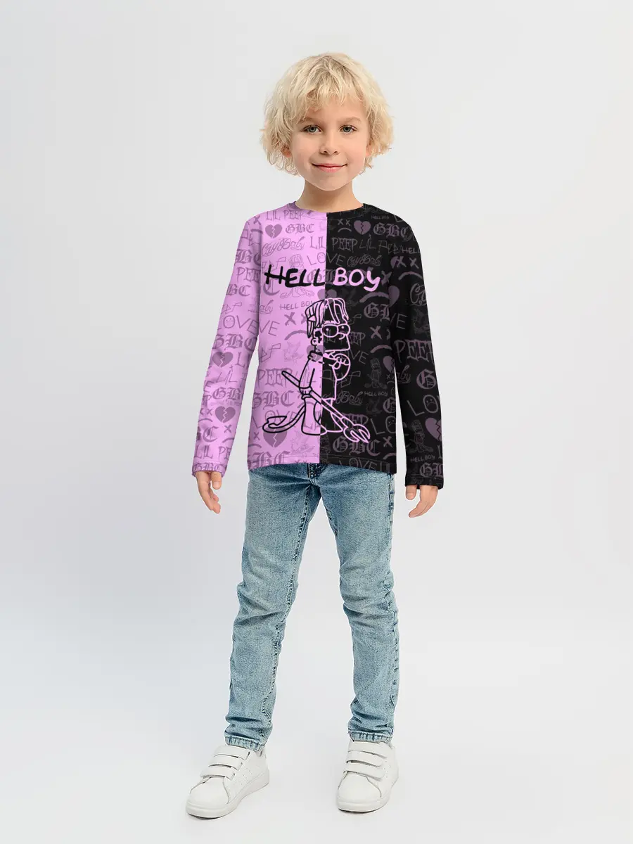 Детский лонгслив / LIL PEEP HELL BOY