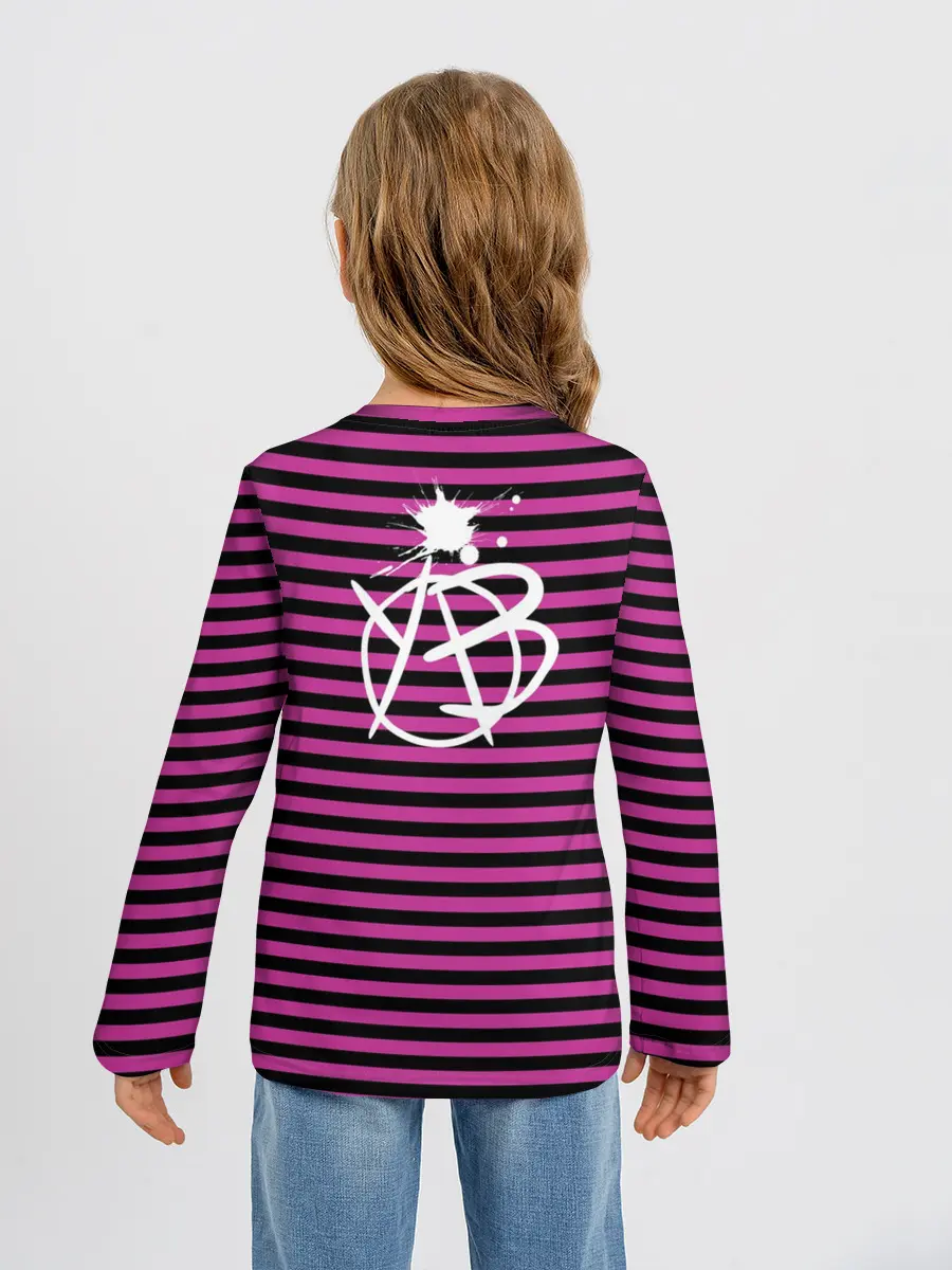 Детский лонгслив / be fookin happy