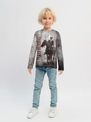 Детский лонгслив / Острые козырьки