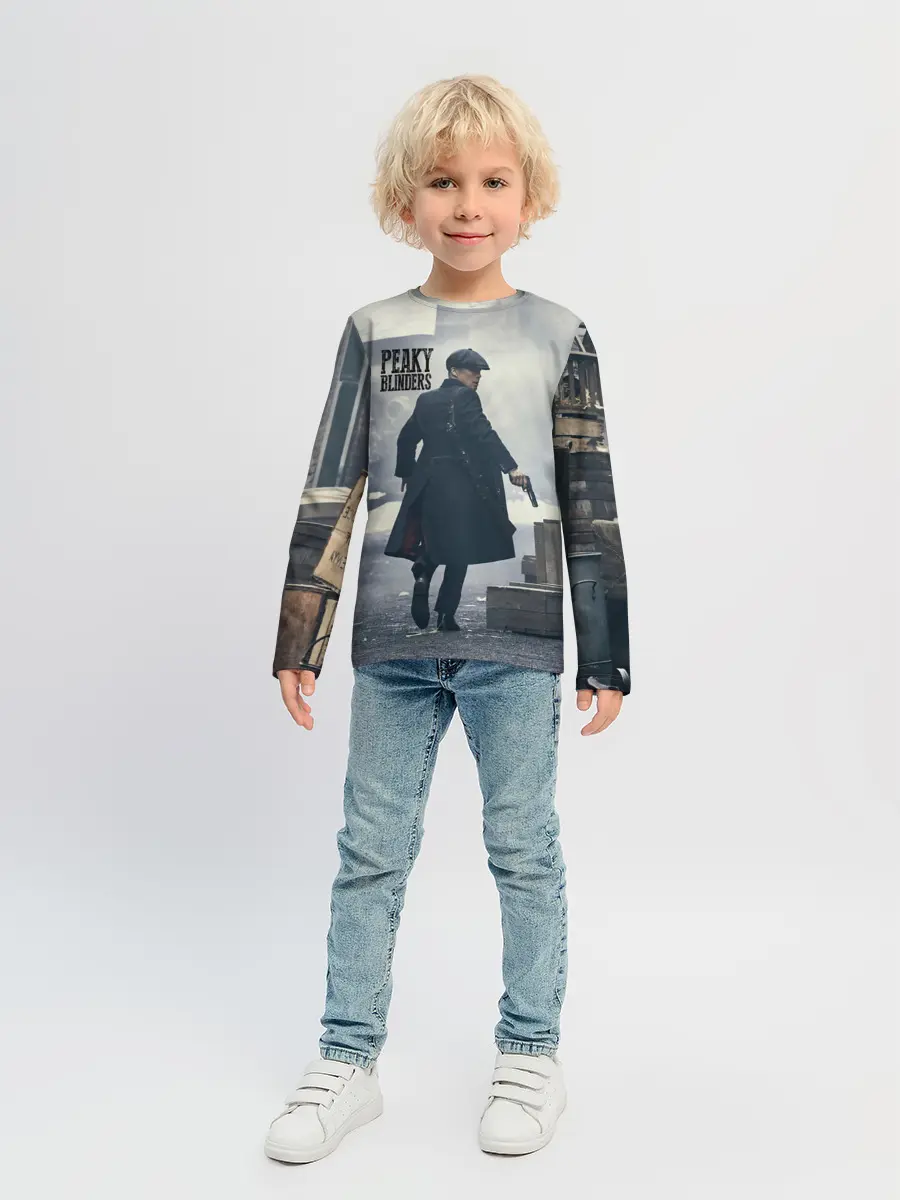 Детский лонгслив / Острые козырьки