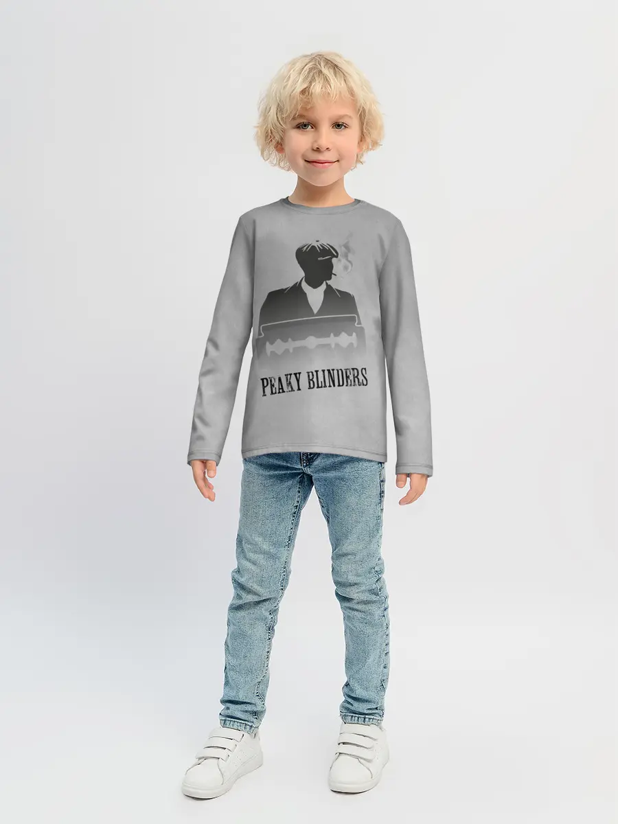 Детский лонгслив / Острые козырьки