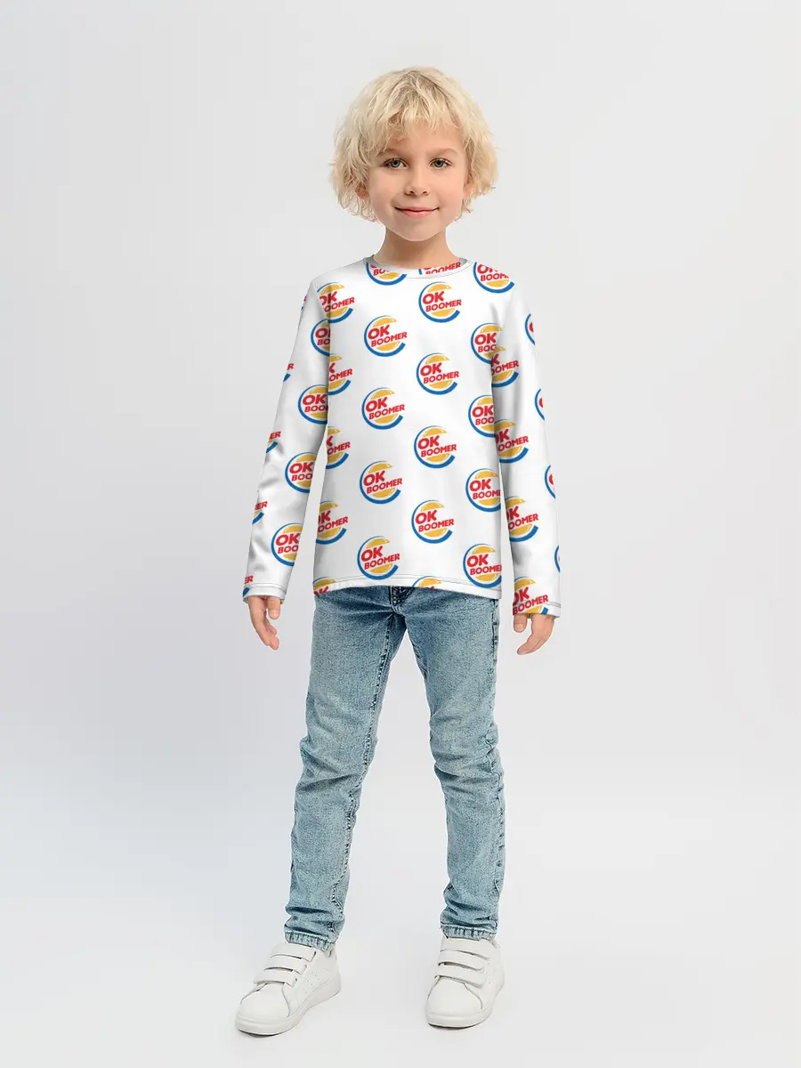 Детский лонгслив / OK BOOMER