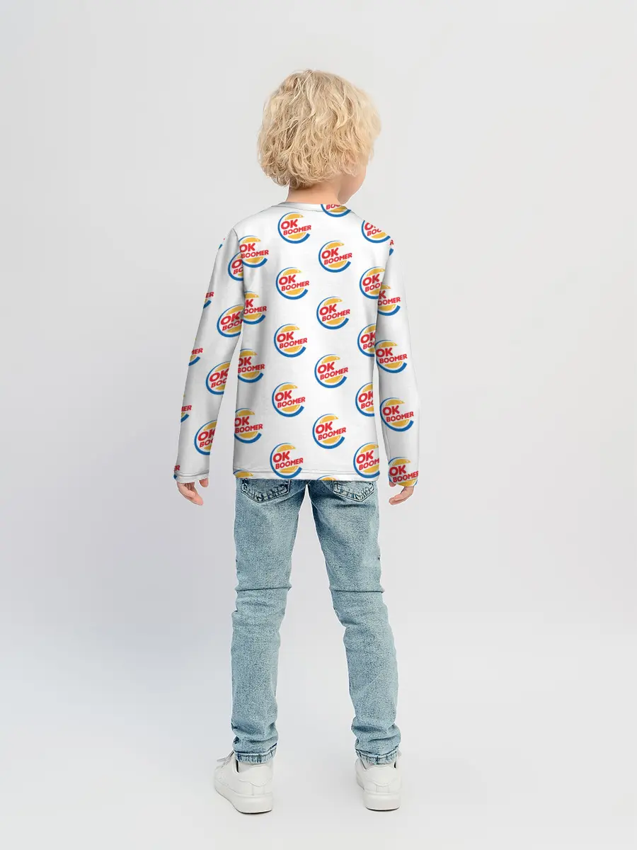 Детский лонгслив / OK BOOMER