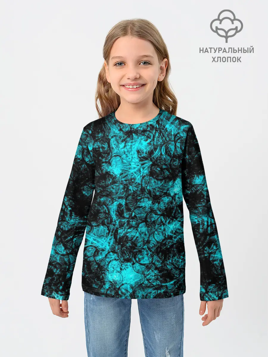 Детский лонгслив / Узор