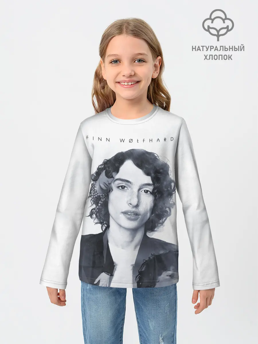 Детский лонгслив / Финн Вулфард