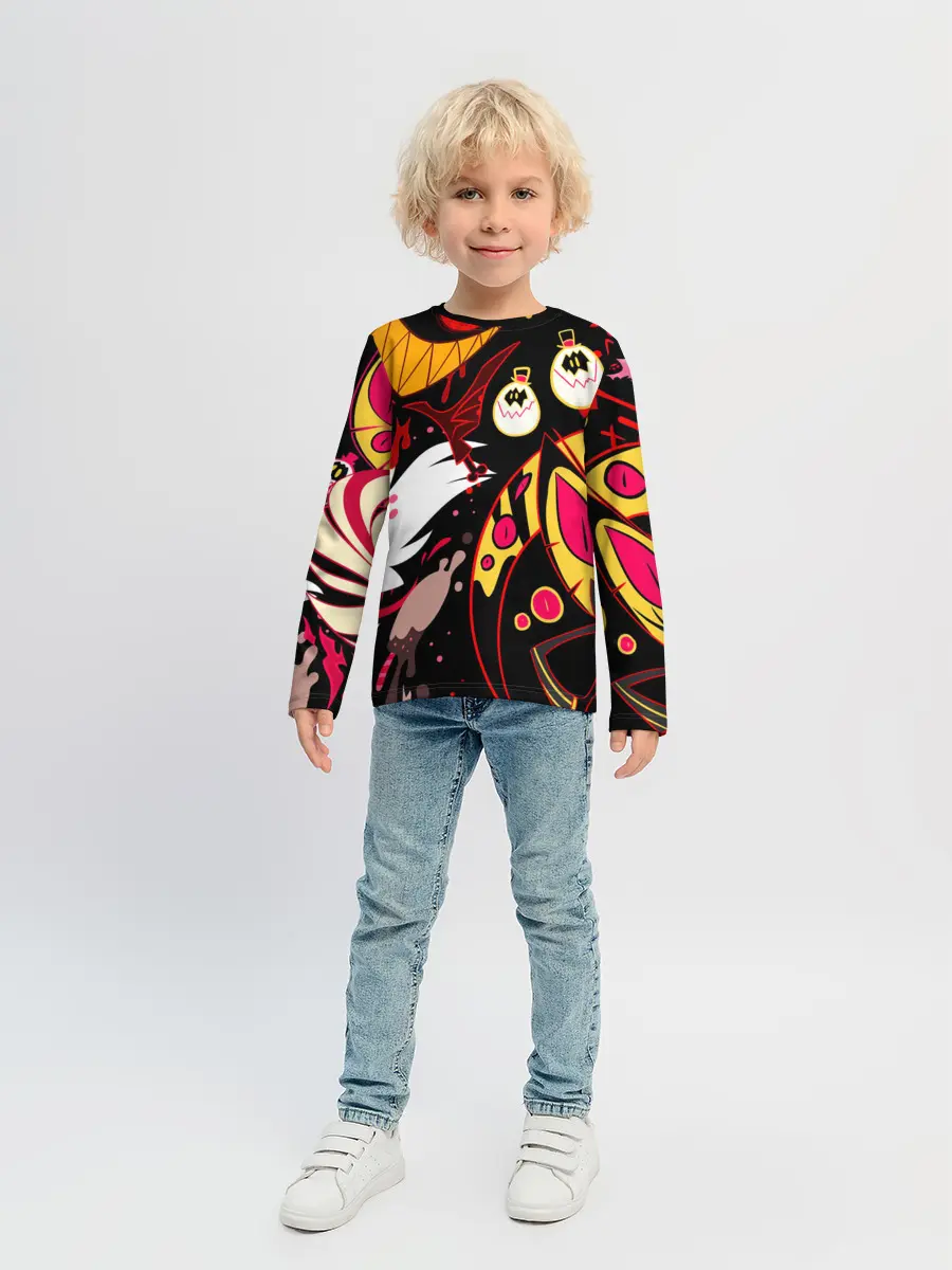 Детский лонгслив / Hazbin Hotel