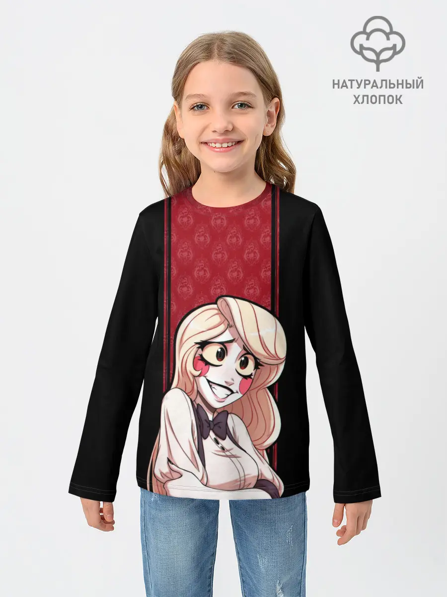 Детский лонгслив / Hazbin Hotel. Charlie