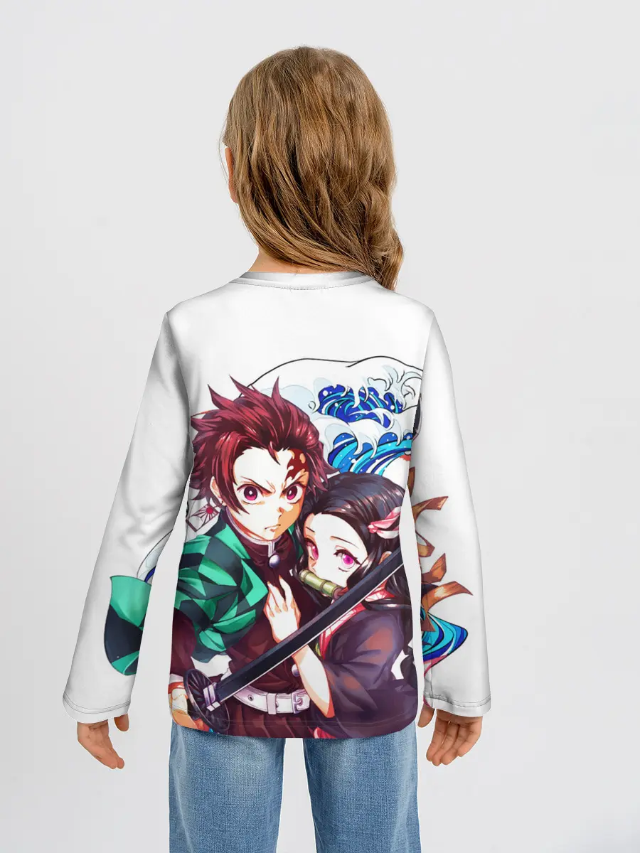 Детский лонгслив / Клинок рассекающий демонов