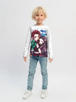 Детский лонгслив / Клинок рассекающий демонов