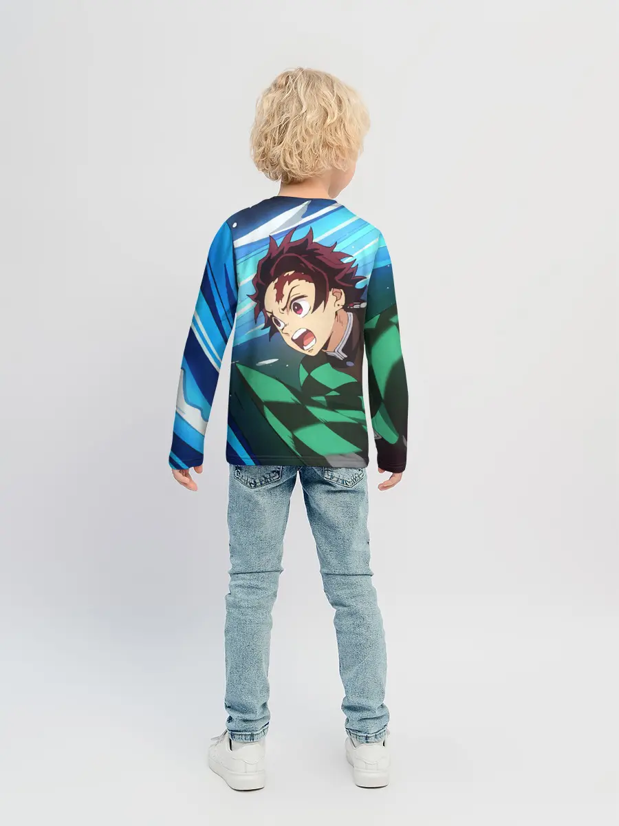 Детский лонгслив / Клинок рассекающий демонов