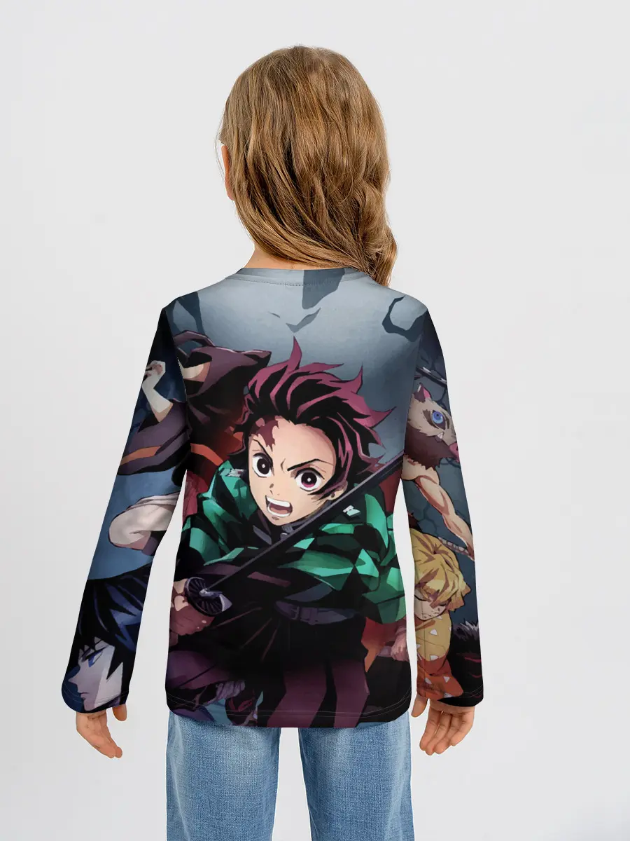 Детский лонгслив / Клинок рассекающий демонов