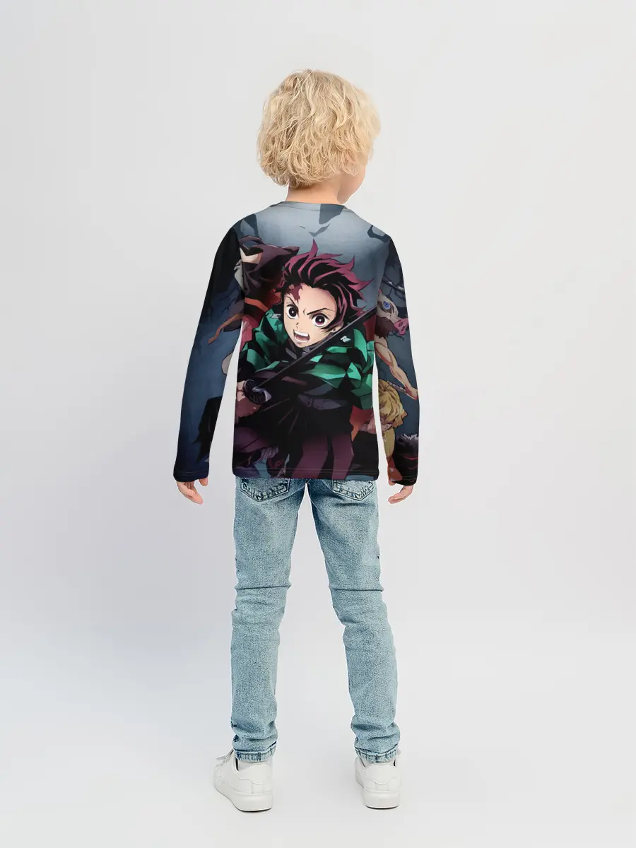 Детский лонгслив / Клинок рассекающий демонов