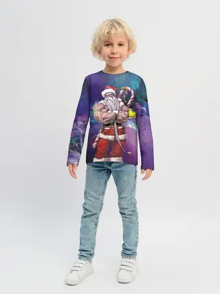 Детский лонгслив / Крутой дед