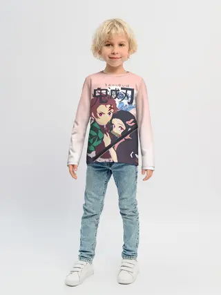 Детский лонгслив / Клинок рассекающий демонов