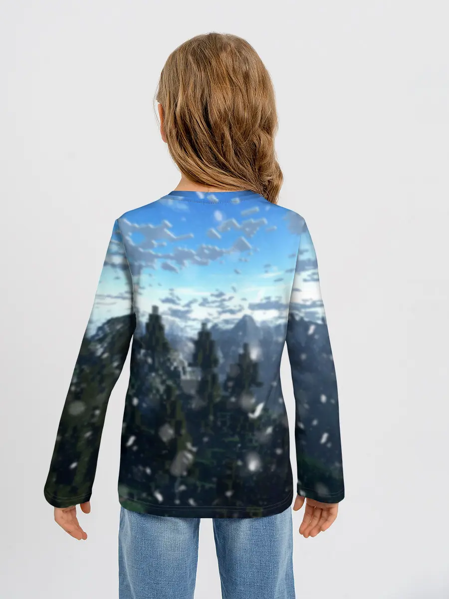 Детский лонгслив / Minecraft / Майнкрафт