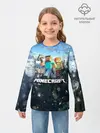 Детский лонгслив / Minecraft / Майнкрафт