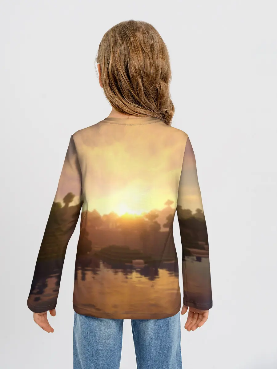 Детский лонгслив / Minecraft / Майнкрафт