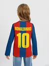 Детский лонгслив / Роналдиньо Ретро