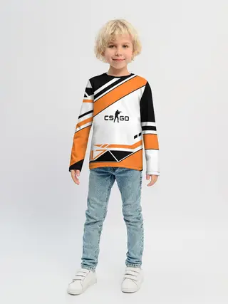 Детский лонгслив / Cs Go Asiimov Style #2