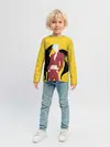 Детский лонгслив / Ban желтый фон