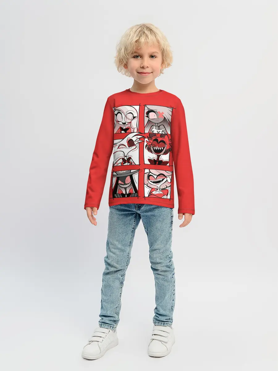 Детский лонгслив / Hazbin Hotel