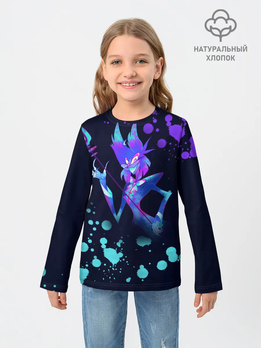 Детский лонгслив / Hazbin Hotel