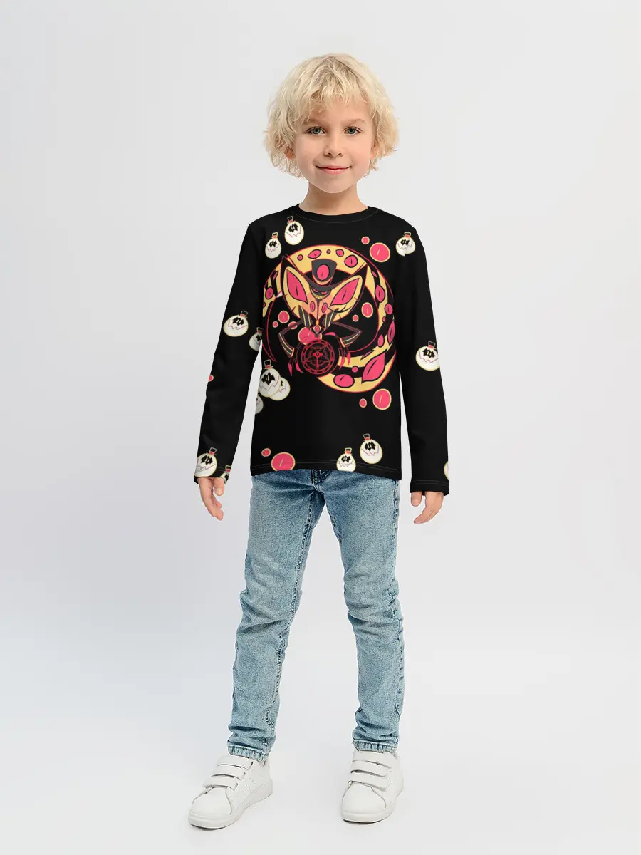 Детский лонгслив / Отель хазбин